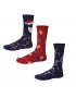 Χριστουγεννιάτικες κάλτσες 3 τεμ. Unisex Ysabel Mora 42227 Multi Color